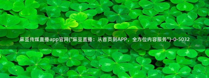 麻豆专题标题